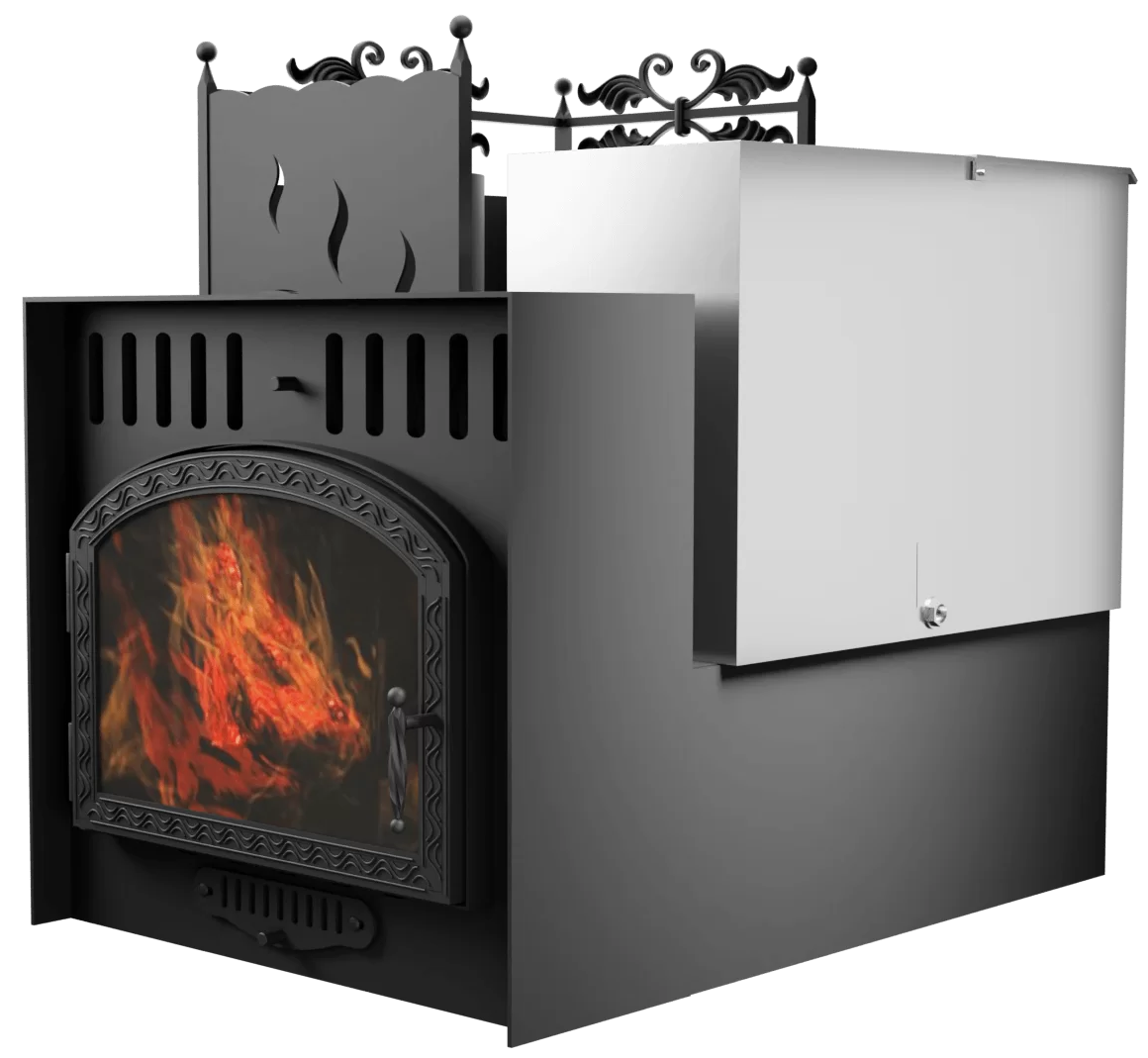 Горыныч 3 СВОП, каменка с левой стороны, большая дверь со стеклом фото в Уфе