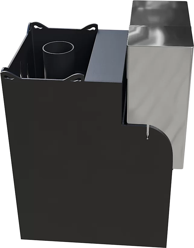 Печь Горыныч Мини, каменка с правой стороны фото в Уфе